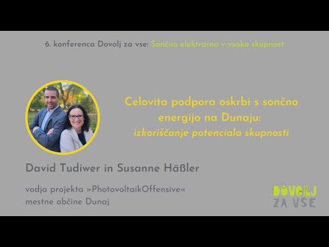 Susanne Häßler in David Tudiwer: Celovita podpora oskrbi s sončno energijo na Dunaju