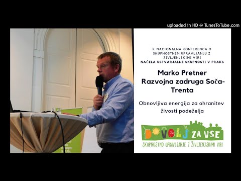 Marko Pretner - Razvojna zadruga Soča-Trenta